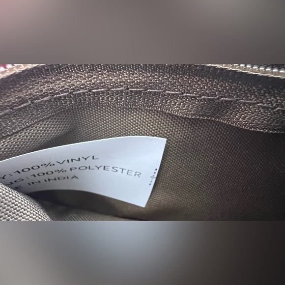 BOC Born Concepts 8” Wallet Wristlet Faux Leather Brown Dual Zip Around India - Picture 8 of 11